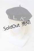 MILK / BIGロゴベレー  黒 S-25-10-26-008-ML-AC-HR-ZS
