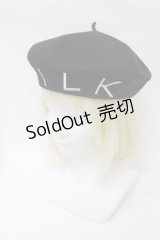 MILK / BIGロゴベレー  黒 S-25-10-26-008-ML-AC-HR-ZS