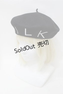 画像1: MILK / BIGロゴベレー  黒 S-25-10-26-008-ML-AC-HR-ZS