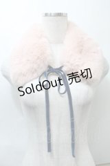 LOLITA / ファーつけ襟  ピンク S-25-10-26-010-LO-ZA-HR-ZS