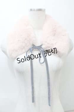 画像1: LOLITA / ファーつけ襟  ピンク S-25-10-26-010-LO-ZA-HR-ZS