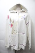 MILK / little friends パーカー  白 S-25-10-26-018-ML-TO-HR-ZS