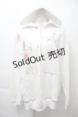 MILK / little friends パーカー  白 S-25-10-26-018-ML-TO-HR-ZS
