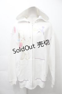 MILK / little friends パーカー  白 S-25-10-26-018-ML-TO-HR-ZS