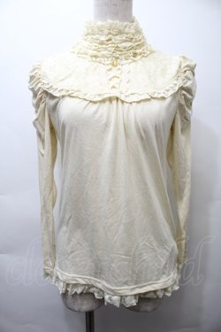 画像1: axes femme / ビジュー使いレースアッププルオーバー  キナリ S-25-10-26-020-AX-TO-HR-ZS