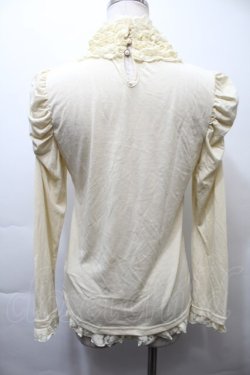画像2: axes femme / ビジュー使いレースアッププルオーバー  キナリ S-25-10-26-020-AX-TO-HR-ZS
