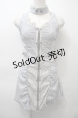 Ozz Croce / 刺繍ホルタービスチェ  グレー S-25-10-26-027-OO-TO-HR-ZS