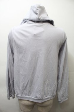 画像2: axes femme / レース使いフードパーカー  サックス S-25-10-26-028-AX-TO-HR-ZS