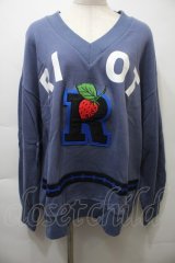 MILKBOY / RIOT Vネック   紺 S-25-10-26-029-MB-TO-HR-ZS