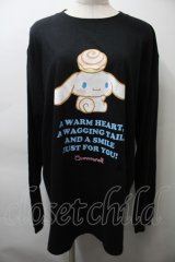 Candy Stripper / CINNAMOROLL L/S　Tee  黒 S-25-10-26-030-PU-TO-AS-ZS