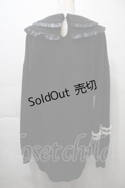 画像2: Jamie エーエヌケー / ガーター付きハートプルオーバー  黒 S-25-10-26-033-LO-ZA-HR-ZS