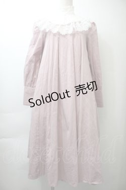 画像1: Sheglit / "聖譚曲"タックワンピース M オールドローズ S-25-10-26-042-EL-OP-HR-ZS