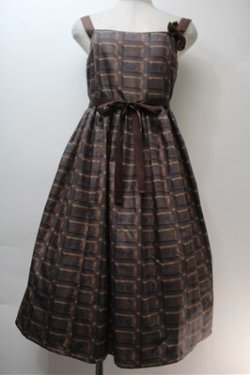 画像1: Enchantlic Enchantilly / Enchantilly Chocolate ジャンパースカート  ブラウン S-25-10-27-012-LO-OP-HR-ZS
