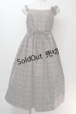 画像1: Enchantlic Enchantilly / Enchantilly Chocolate　ジャンパースカート  ブラウン S-25-10-27-012-LO-OP-HR-ZS