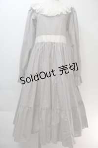 HirokoTokumine / チェックワンピース  グレー S-25-10-27-015-LO-OP-AS-ZS