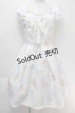 画像1: LIZ LISA / アイシングクッキー柄ワンピース  サックス S-25-10-27-025-LO-OP-AS-ZS