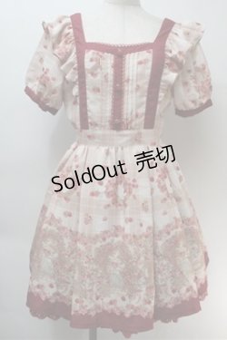 画像1: LIZ LISA / 木苺柄ワンピース  エンジ S-25-10-27-026-LO-OP-HR-ZS