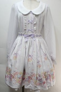 画像1: LIZ LISA / ラッピング柄ワンピース  ラベンダー S-25-10-27-030-LO-OP-HR-ZS