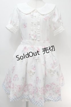 画像1: LIZ LISA / シェルローズクロミワンピース  白 S-25-10-27-033-LO-OP-AS-ZS