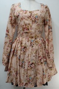 LIZ LISA / ローズブーケワンピース  ピンク S-25-10-27-036-LO-OP-HR-ZS