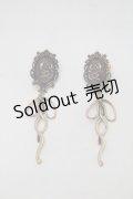axes femme / 額縁リボンイヤリング  アンティークゴールド S-25-10-29-001-AX-AC-AS-ZS