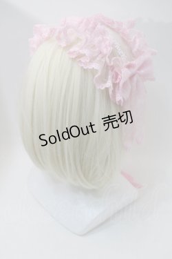 画像2: metamorphose / Fairyフリルヘッドドレス  ピンク S-25-10-29-005-ME-AC-AS-ZS