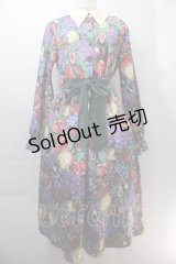 axes femme / グルマンディーズワンピース  ワイン S-25-10-29-044-AX-OP-AS-ZS