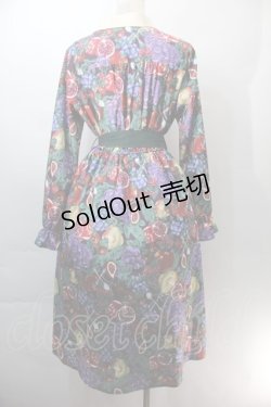 画像2: axes femme / グルマンディーズワンピース  ワイン S-25-10-29-044-AX-OP-AS-ZS