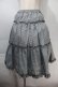 画像1: m petit by misako / NINA'Sギャザースカート  黒x白 S-25-10-29-049-LO-SK-AS-ZS (1)