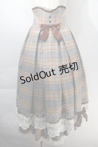 FaeriesDaffodil / Alchemical Equation スカート S ベージュｘブルー S-25-10-29-050-LO-SK-HR-ZS