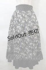 Kurumi Collaboration / グレイスフルコルセット風ロングスカート  黒 S-25-10-29-053-LO-SK-AS-ZS
