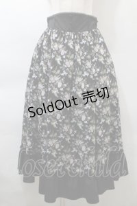 Kurumi Collaboration / グレイスフルコルセット風ロングスカート  黒 S-25-10-29-053-LO-SK-AS-ZS