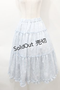 画像1: m petit by misako / NINA'S RVパニエスカート  サックス S-25-10-29-054-LO-SK-AS-ZS