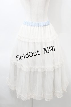 画像3: m petit by misako / NINA'S RVパニエスカート  サックス S-25-10-29-054-LO-SK-AS-ZS