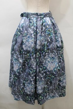 画像2: axes femme / ステンドグラスランプ柄スカート  ブルー S-25-10-29-055-AX-SK-AS-ZS