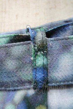 画像3: axes femme / ステンドグラスランプ柄スカート  ブルー S-25-10-29-055-AX-SK-AS-ZS