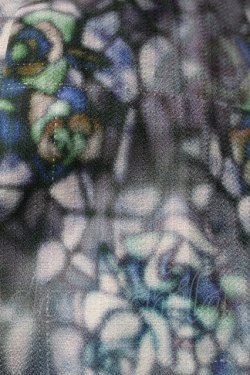 画像4: axes femme / ステンドグラスランプ柄スカート  ブルー S-25-10-29-055-AX-SK-AS-ZS