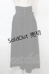 BPN / サイドレースアップパンツ  黒 S-25-10-29-059-GO-PA-HR-ZS