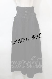 BPN / サイドレースアップパンツ  黒 S-25-10-29-059-GO-PA-HR-ZS