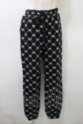 LOLITA / スウェットパンツ  黒ｘ白 S-25-10-29-060-LO-PA-HR-ZS