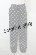 【SALE】LOLITA / スウェットパンツ  黒ｘ白 S-25-10-29-060-LO-PA-HR-ZT517