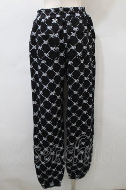 画像2: LOLITA / スウェットパンツ  黒ｘ白 S-25-10-29-060-LO-PA-HR-ZS