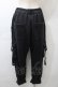 画像2: KRY CLOTHING / ZIPデザインスウェットパンツ  黒 S-25-10-29-063-EL-PA-HR-ZS (2)