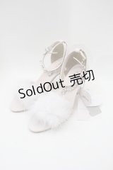 Ank Rouge / きらきらフェザー ミュール  ピンク S-25-10-29-011-CA-SH-HR-ZS