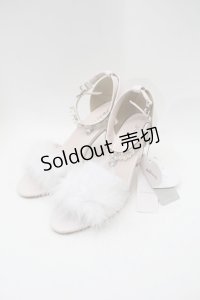 Ank Rouge / きらきらフェザー ミュール  ピンク S-25-10-29-011-CA-SH-HR-ZS