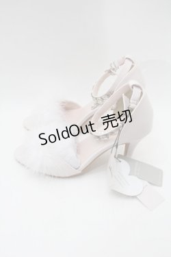 画像2: Ank Rouge / きらきらフェザー ミュール  ピンク S-25-10-29-011-CA-SH-HR-ZS