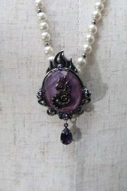 画像1: axes femme / ディズニーヴィランズ/ネックレス  ラベンダーｘシルバー S-25-10-29-012-AX-AC-AS-ZS