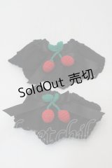 LOLITA / お袖とめ  黒 S-25-10-29-002-LO-ZA-AS-ZS