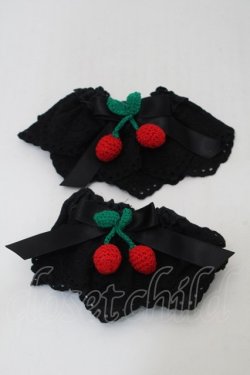 画像1: LOLITA / お袖とめ  黒 S-25-10-29-002-LO-ZA-AS-ZS