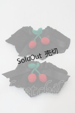 画像1: LOLITA / お袖とめ  黒 S-25-10-29-002-LO-ZA-AS-ZS